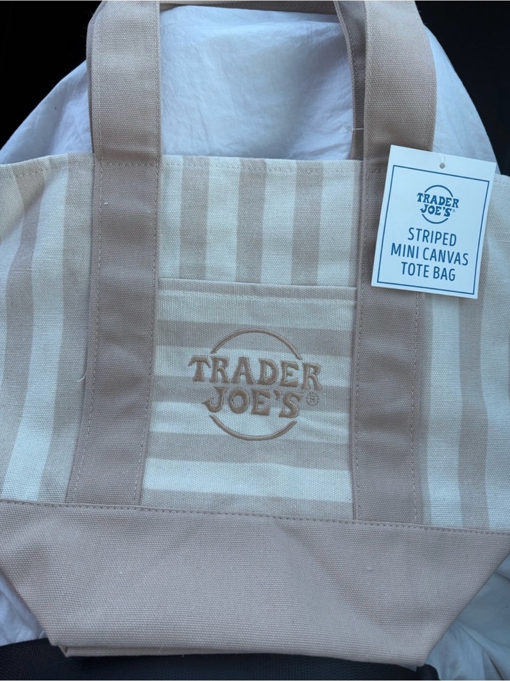 Trader Joe’s mini tote bag